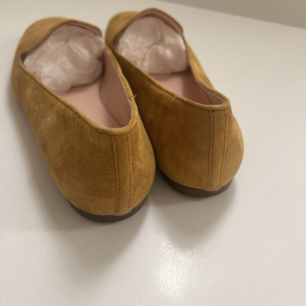 J. Crew Women’s Smoking Slipper Loafer Roasted Cider Gold Mustard Size 7 H5523 - Picture 8 of 12